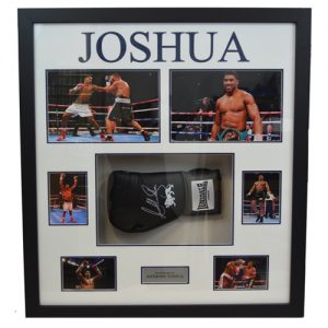 Anthony Joshua Signed Boxing Glove Display