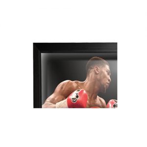 Anthony Joshua Signed Glove in an Acrylic Case – (Red Lonsdale)