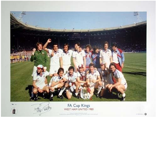 Billy Bonds Signed FA Cup Kings Print