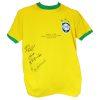 Brazil Shirt signed by Pele, Gerson, Jairzinho & Carlos Alberto