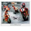 Carl Fogarty Signed Photo Montage
