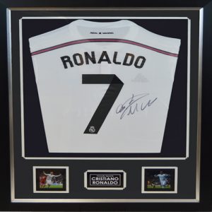 Cristiano Ronaldo Framed Signed Real Madrid Shirt