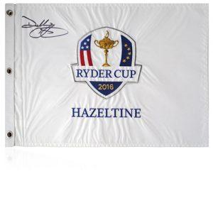 Darren Clarke Signed 2016 Ryder Cup Flag