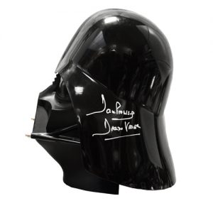 Darth Vader Helmet signed by Dave Prowse