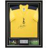 Glenn Hoddle Deluxe Framed Signed Tottenham 1982 FA Cup Shirt