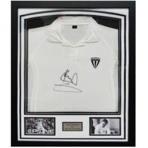 Ian Botham Framed Signed Cricket Shirt