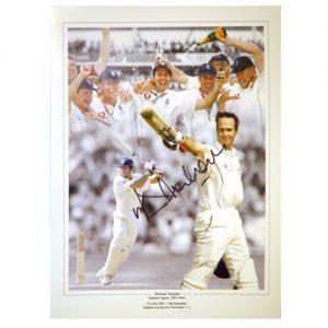Michael Vaughan Signed Photo Montage