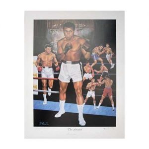 Muhammad Ali Framed Signed Print