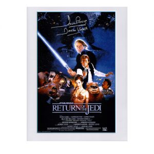 Star Wars poster signed by David Prowse