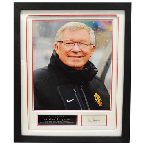 Sir Alex Ferguson Framed Signed Display