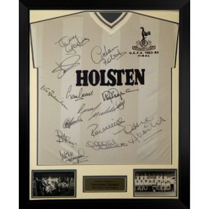 Tottenham Hotspur 1984 UEFA Cup Framed Signed Shirt