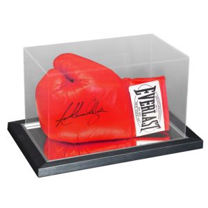 Anthony Joshua Signed Glove in an Acrylic Case (Red Everlast)