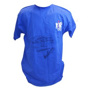 Chelsea 1970 Shirt signed by 5