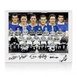 Chelsea 1954-55 Team Signed Photo