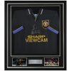 Eric Cantona Deluxe Framed Signed Manchester United 1994 Away Shirt