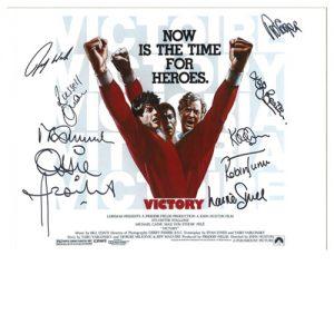 Escape To Victory Photo Signed by 9
