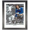 Frank Worthington Framed Signed Leicester City Photo Montage