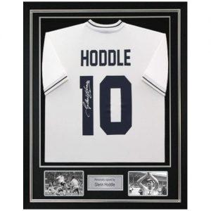 Glenn Hoddle Deluxe Framed Signed Tottenham 1981 FA Cup Shirt
