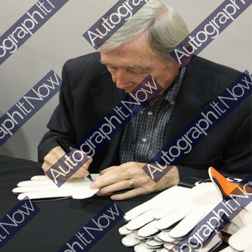 Gordon Banks Framed Signed Glove