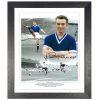 Jimmy Greaves Framed Signed Chelsea Photo Montage