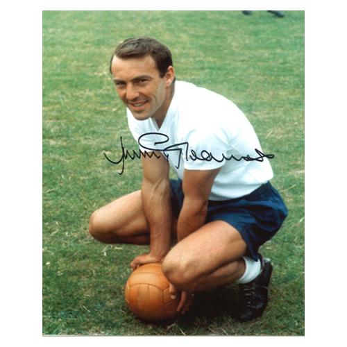 Jimmy Greaves Signed Portrait Photo