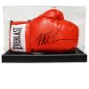 Mike Tyson Signed Glove in an Acrylic Case (Red Everlast)