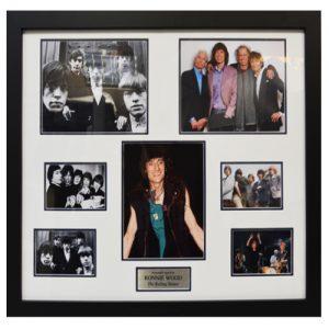 Ronnie Wood Framed Signed Display