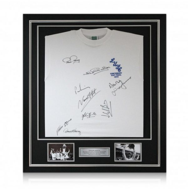 Leeds United 1972 framed signed shirt