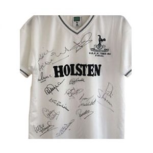 Tottenham Hotspur 1984 UEFA Cup Shirt Signed