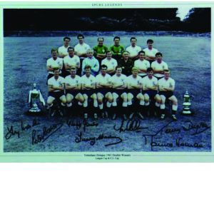 Tottenham 1960 - 1961 Team Signed Photo