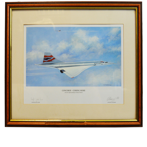 Concorde "Coming Home" Framed Signed Print