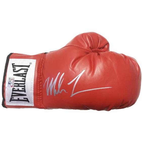 Mike Tyson Autographed Signed Right Red Everlast Boxing Glove With Case JSA Itp 