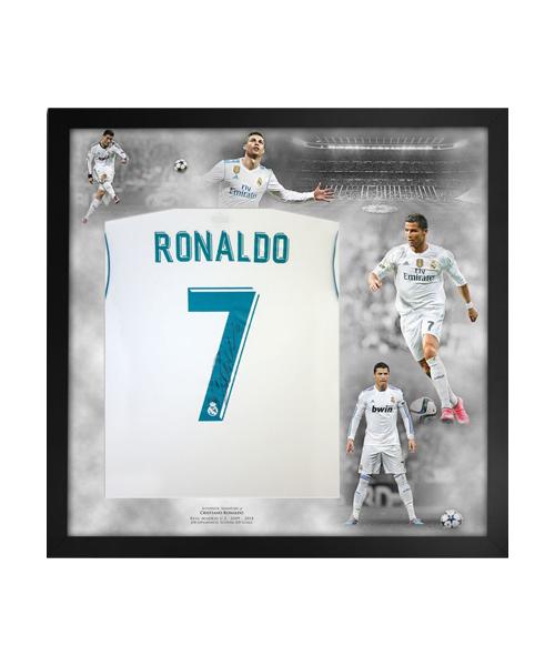 Cristiano Ronaldo signed Real Madrid football shirt 7